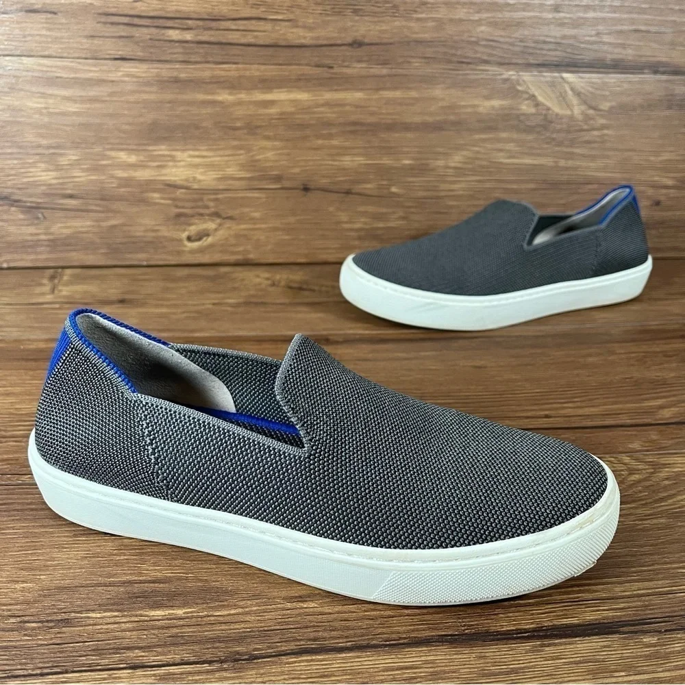 Rothy’s Gray Slip-On Sneakers Women’s Size 6 Shoes